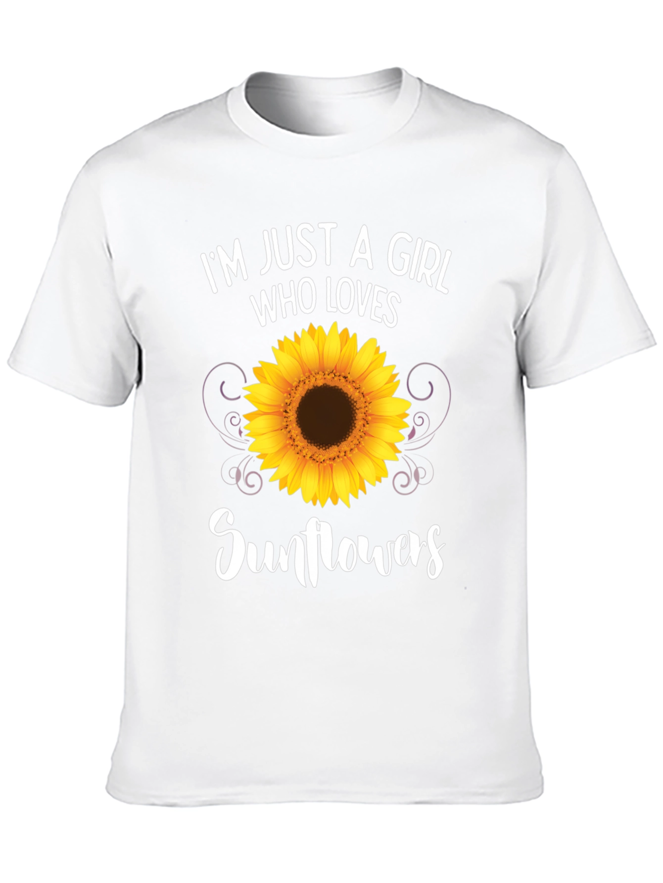 Sunflower Girl T-Shirt - Love Sunflowers!