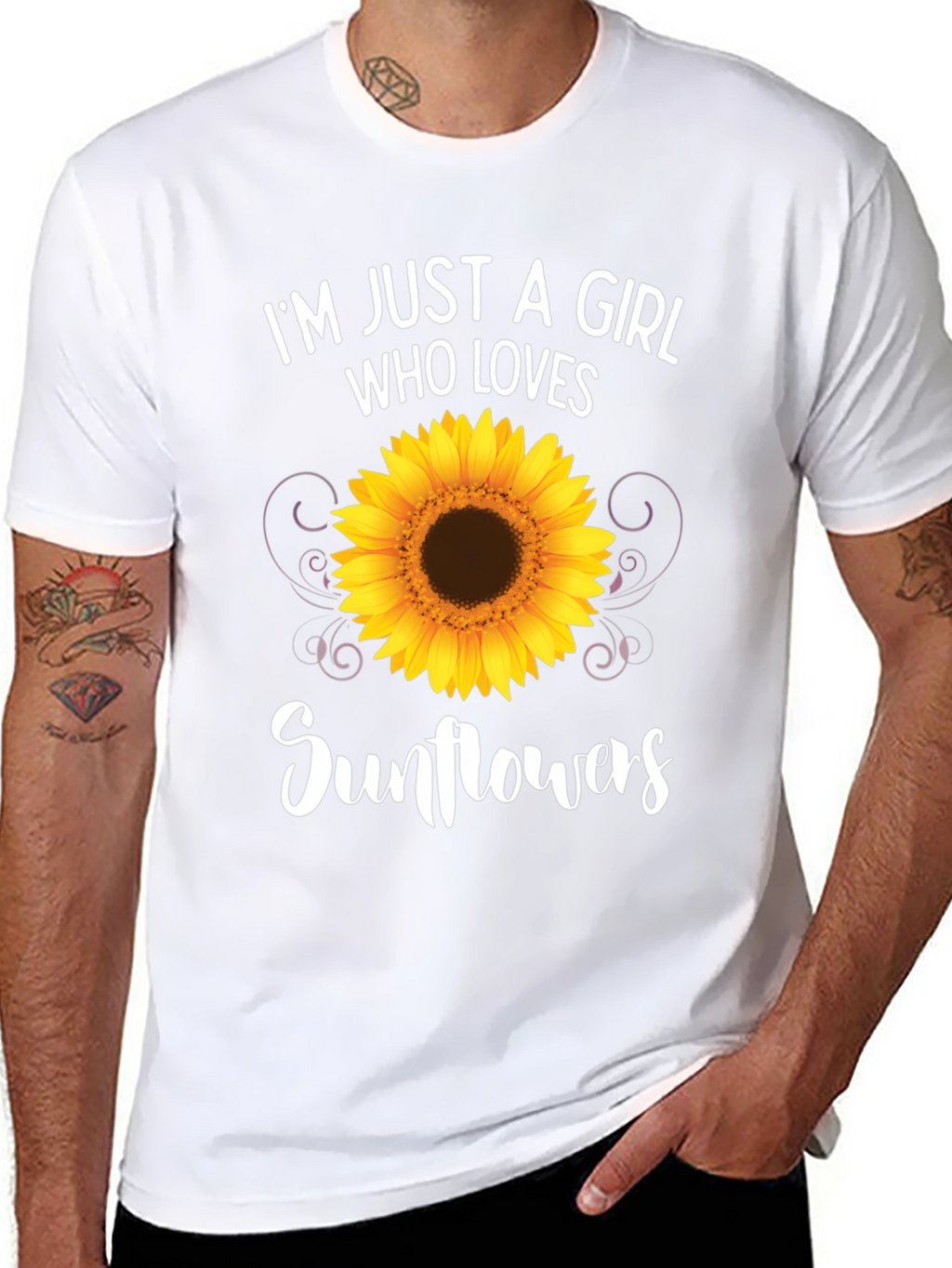 Sunflower Girl T-Shirt - Love Sunflowers!