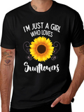 Sunflower Girl T-Shirt - Love Sunflowers!