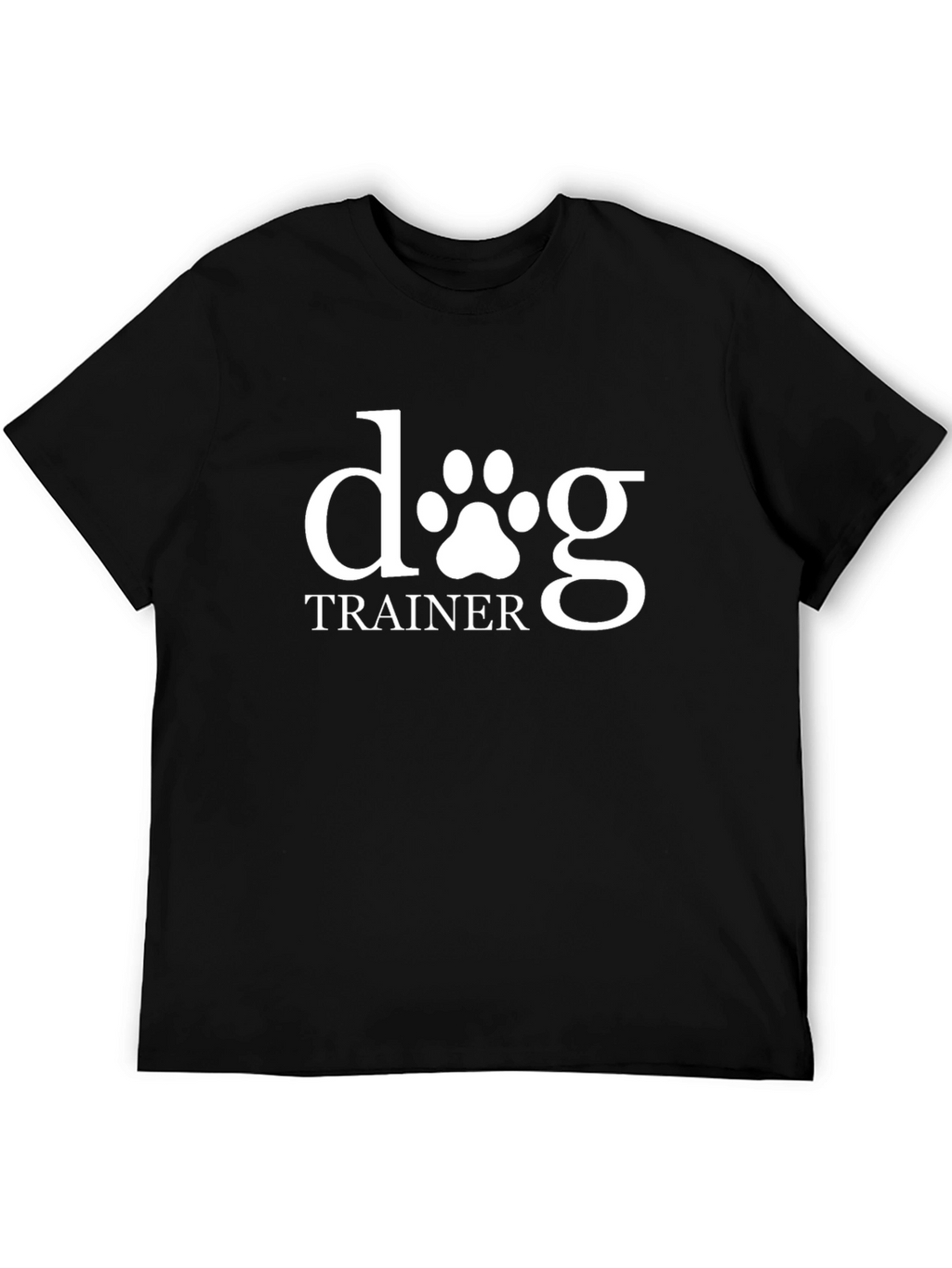 Dog Trainer T-Shirt - Black Cotton Tee
