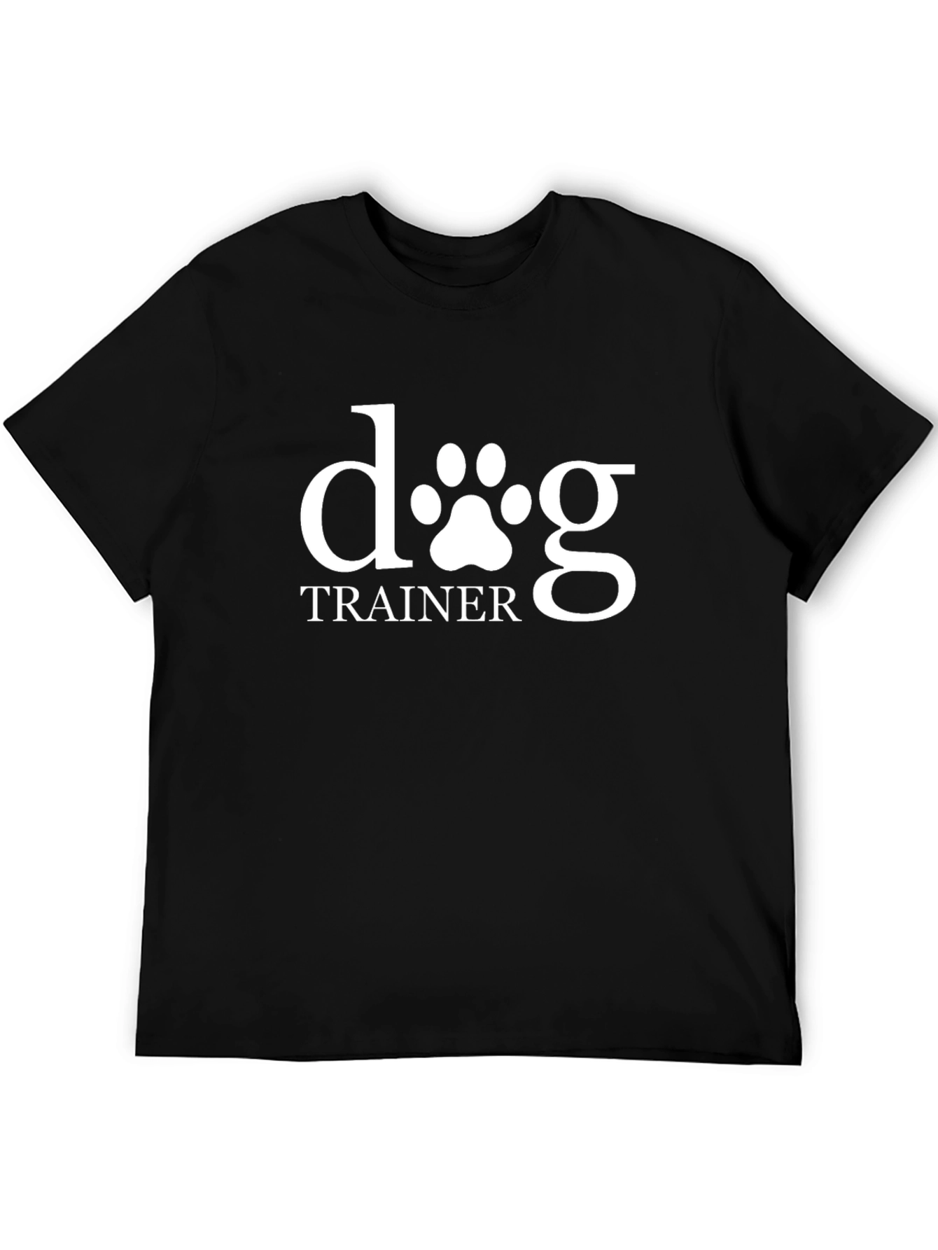 Dog Trainer T-Shirt - Black Cotton Tee
