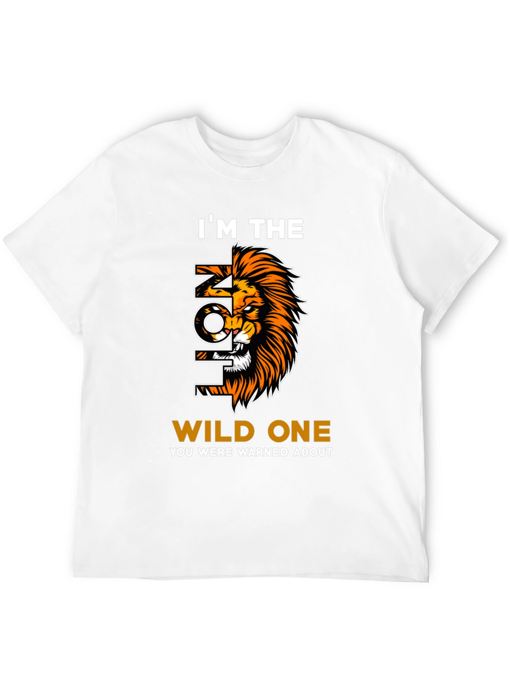 Wild Lion Graphic Print Tee