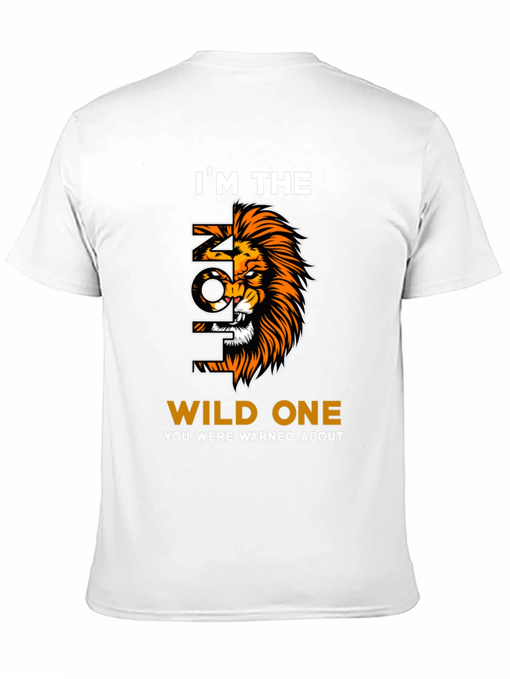 Wild Lion Graphic Print Tee