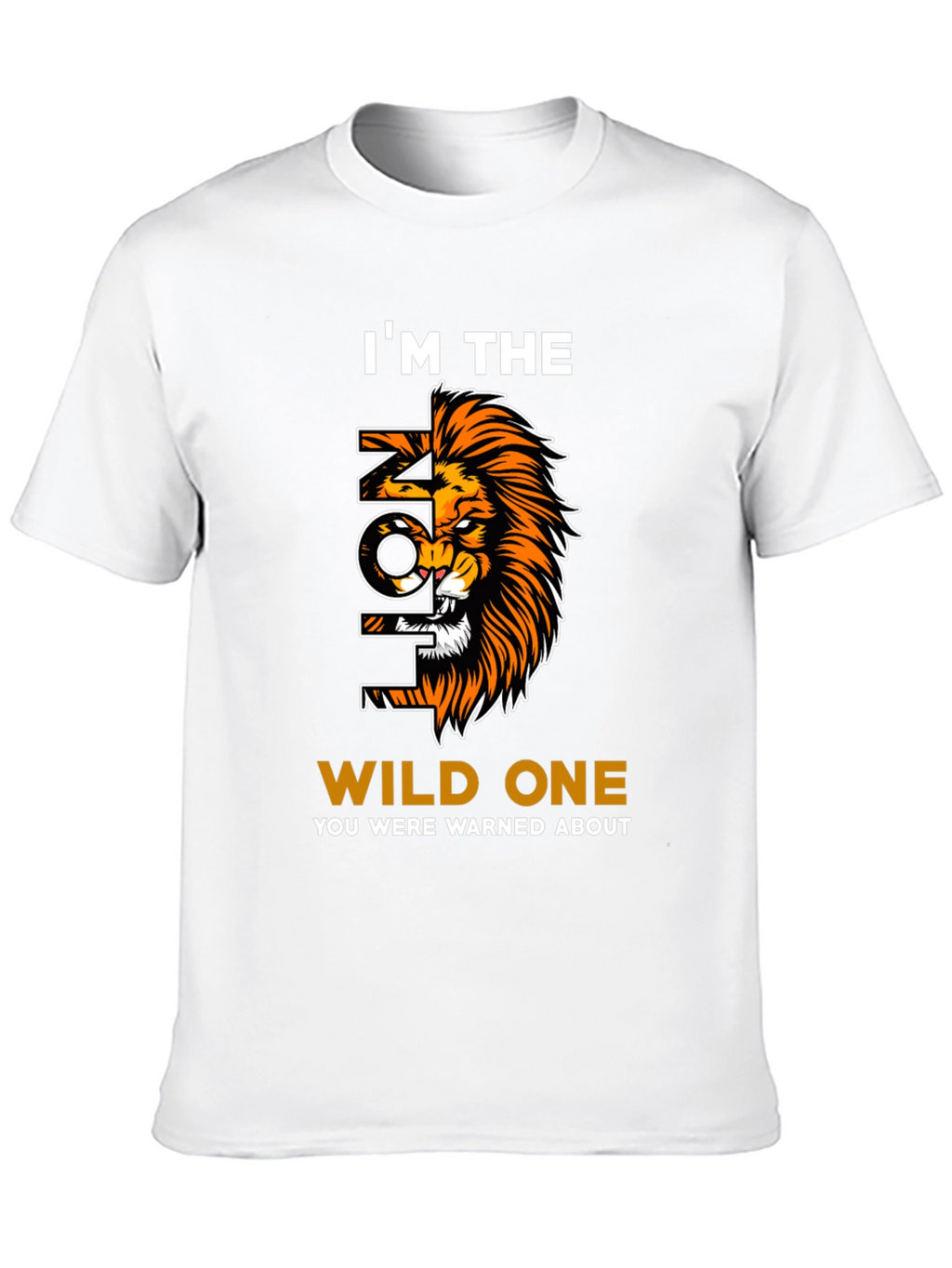 Wild Lion Graphic Print Tee