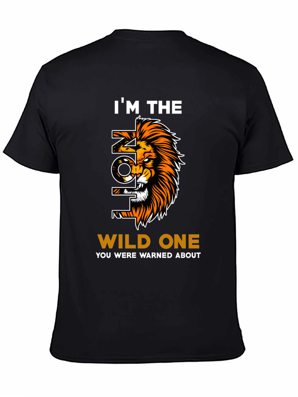 Wild Lion Graphic Print Tee