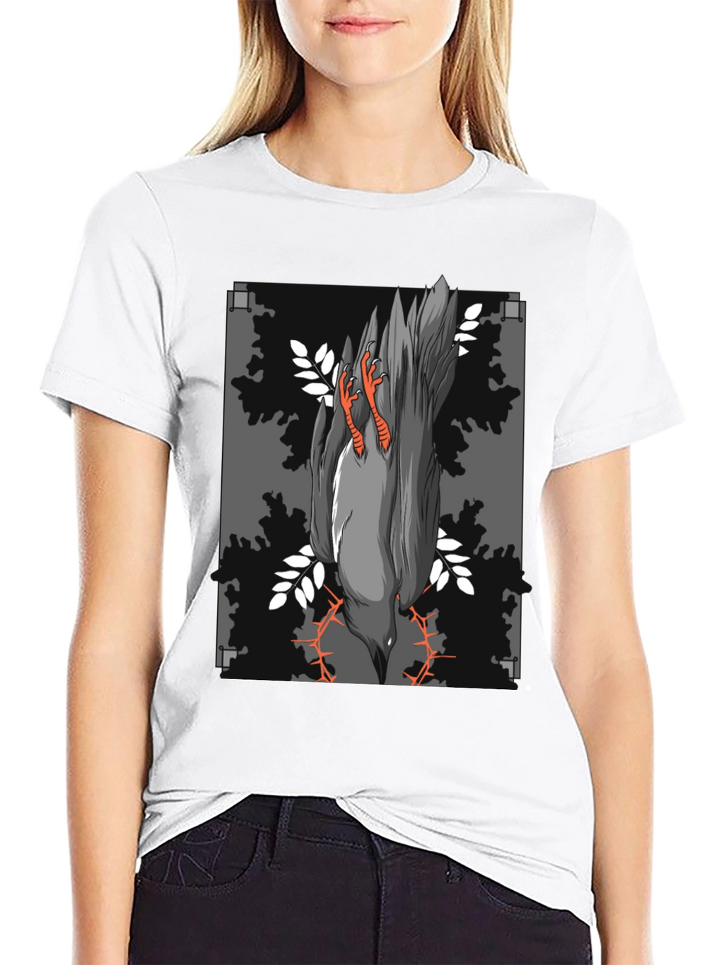 Raven Graphic Tee - Dark Humor Fashion
