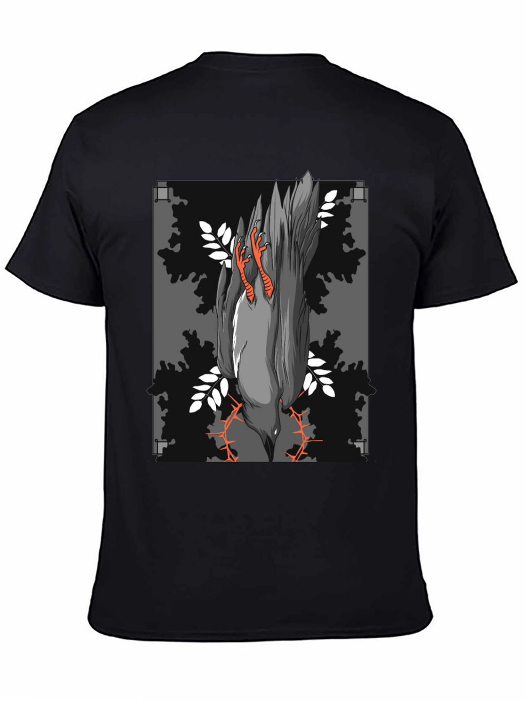 Raven Graphic Tee - Dark Humor Fashion