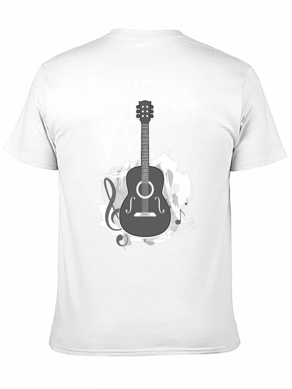 Guitar Music Graphic Tee - Stylish Casual Comfort