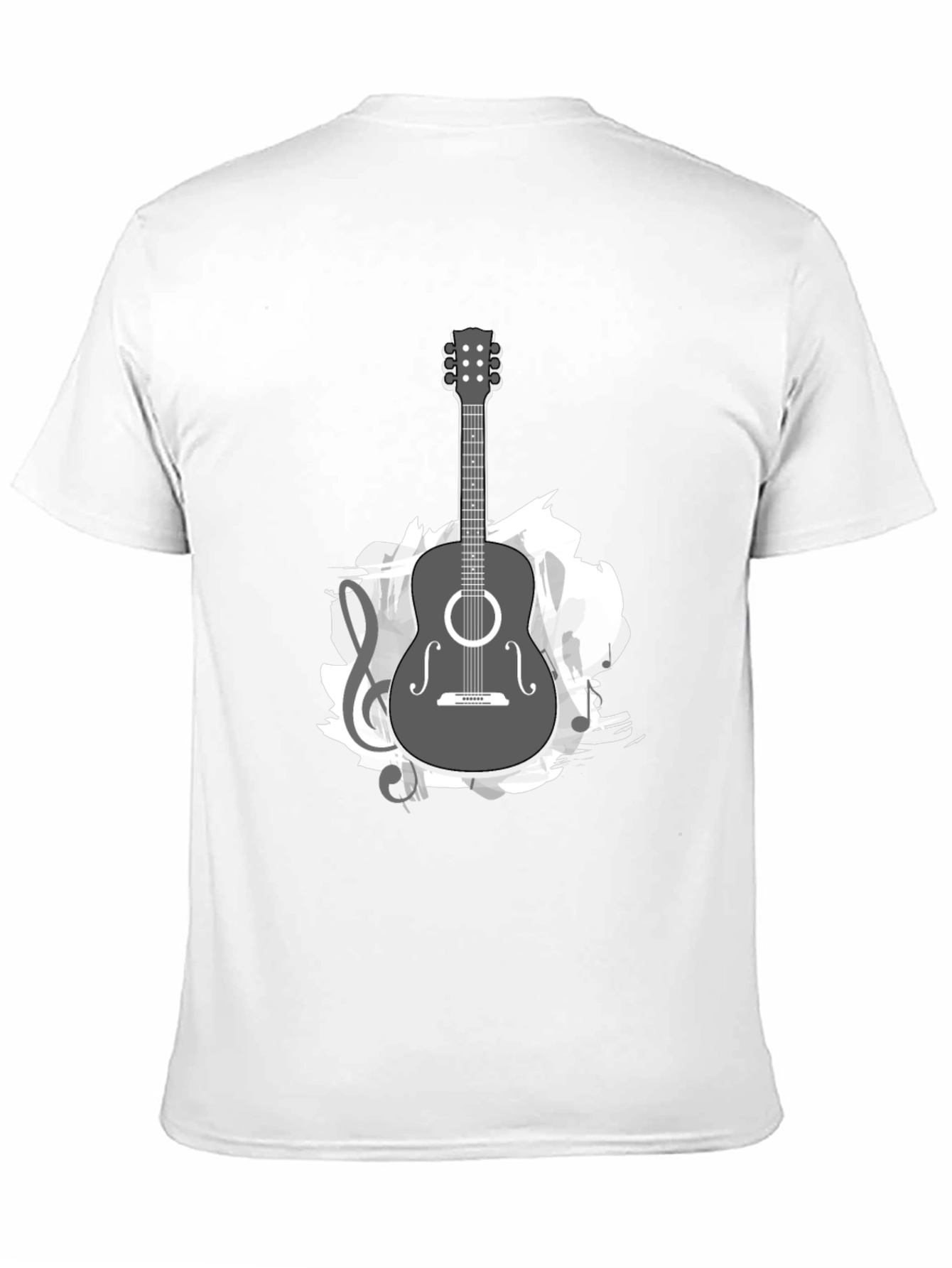 Guitar Music Graphic Tee - Stylish Casual Comfort