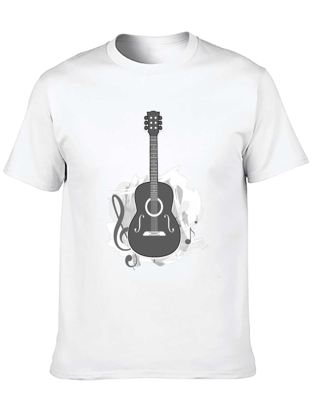 Guitar Music Graphic Tee - Stylish Casual Comfort