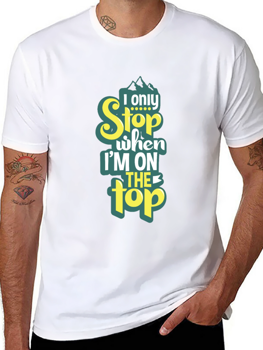 I Only Stop When Im On Top T-Shirt