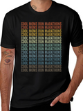 Cool Moms Run Marathons Graphic T-Shirt