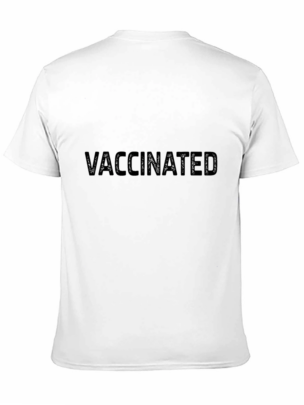 Vaccinated Black T-Shirt