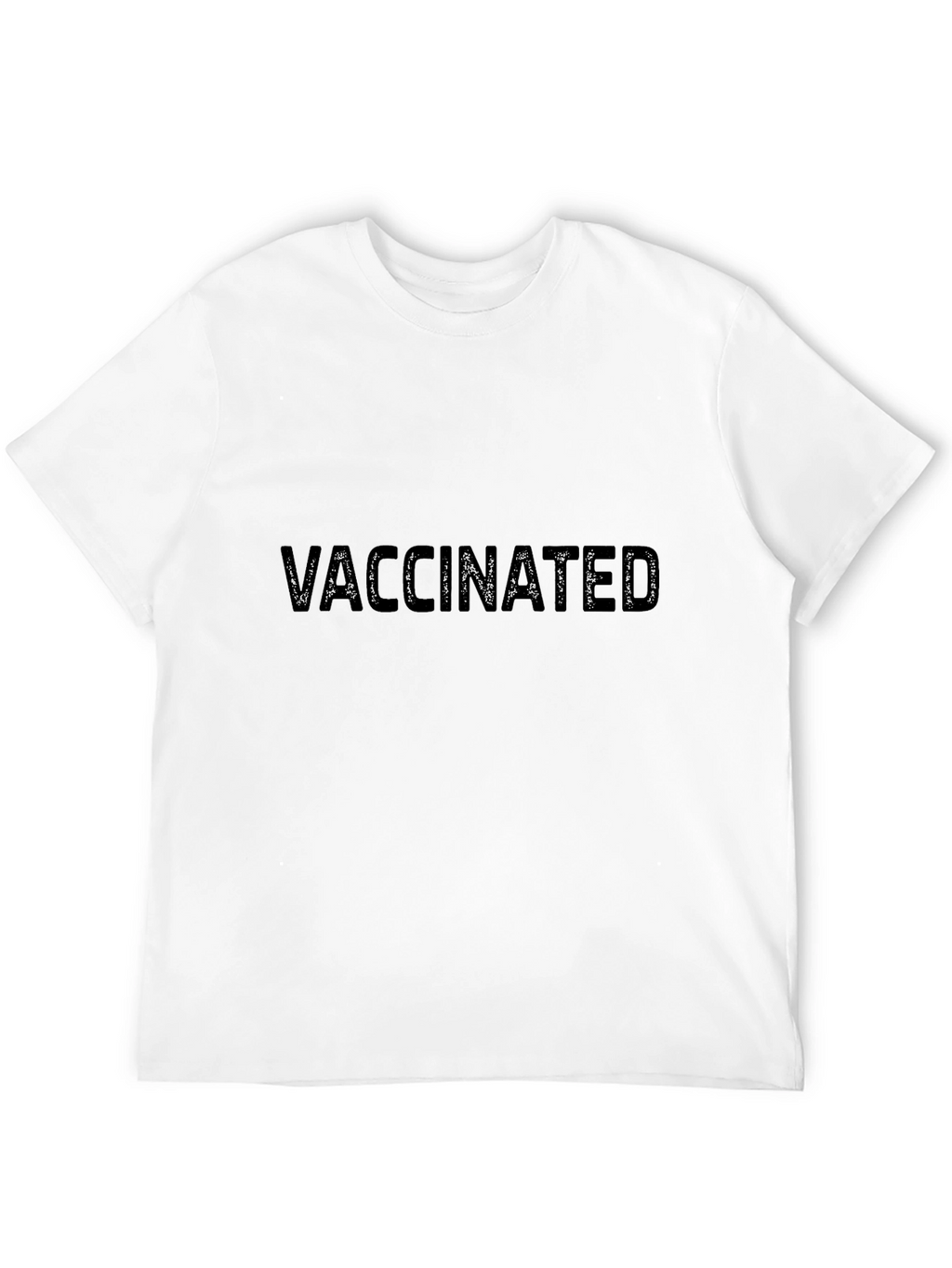 Vaccinated Black T-Shirt
