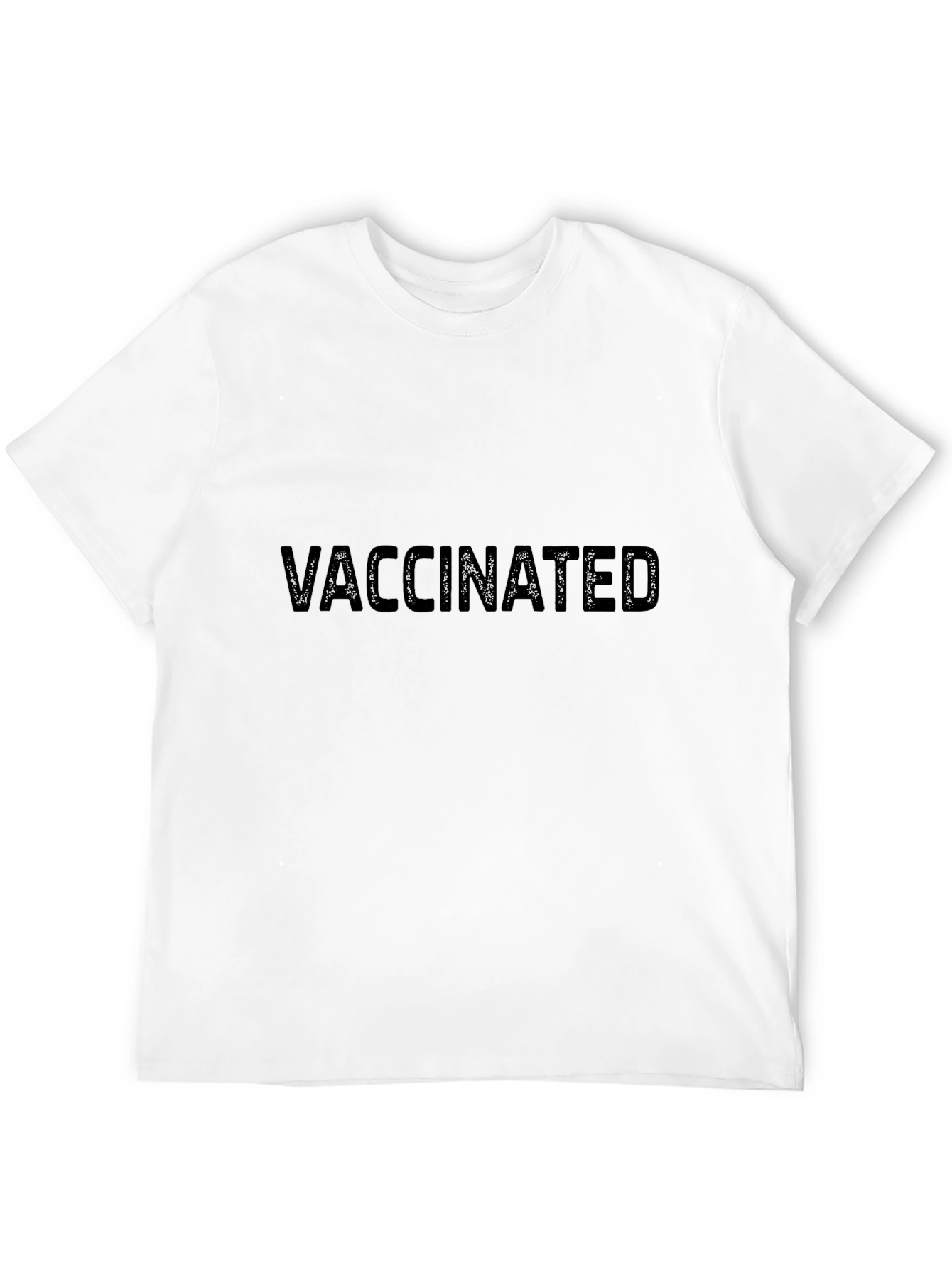 Vaccinated Black T-Shirt