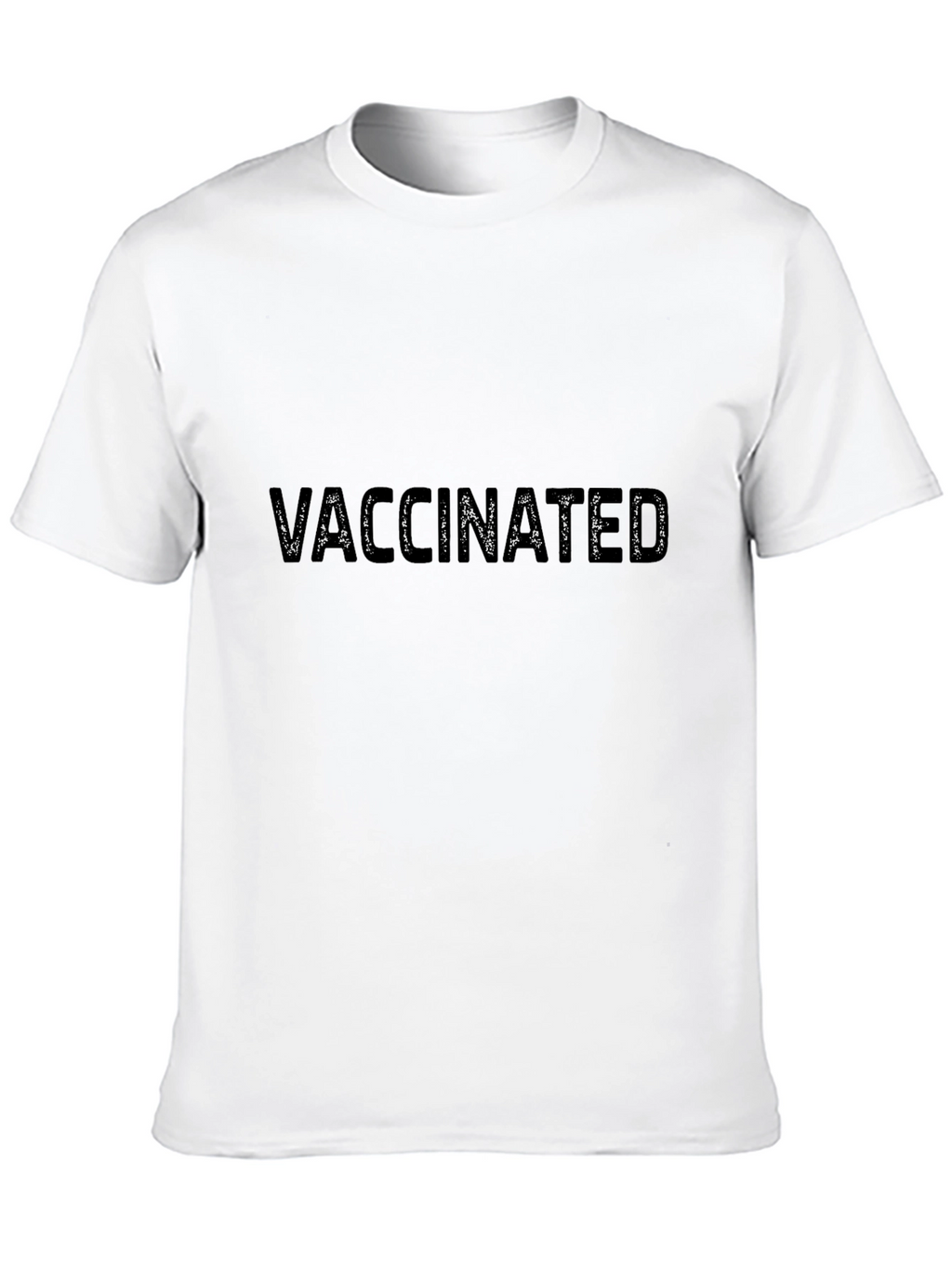 Vaccinated Black T-Shirt