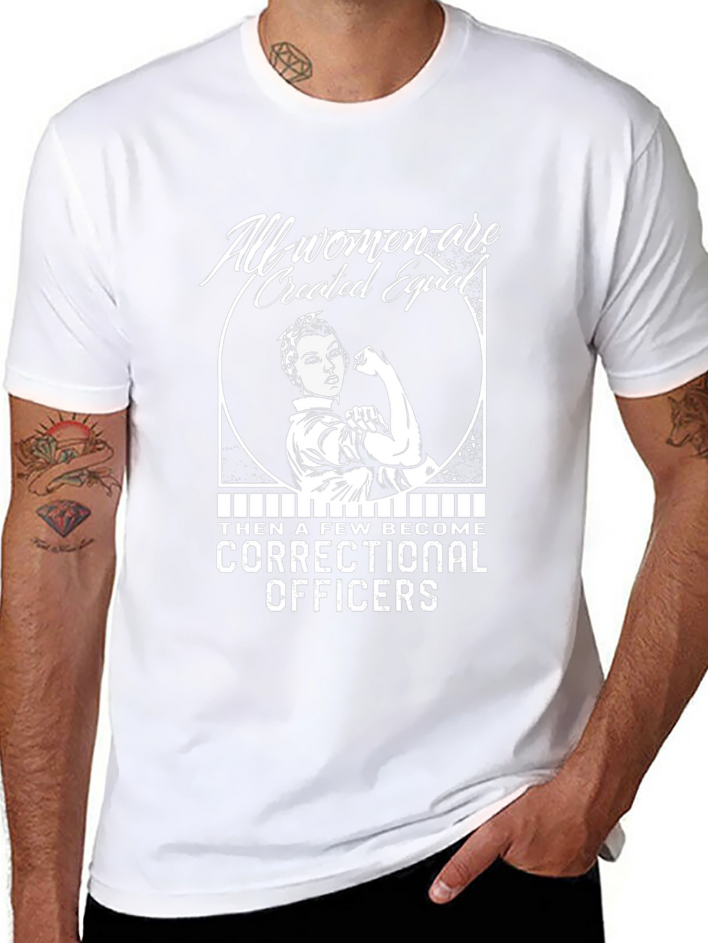 Correctional Officer Rosie the Riveter T-Shirt