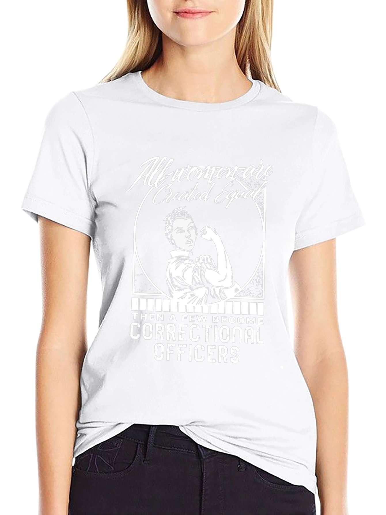 Correctional Officer Rosie the Riveter T-Shirt