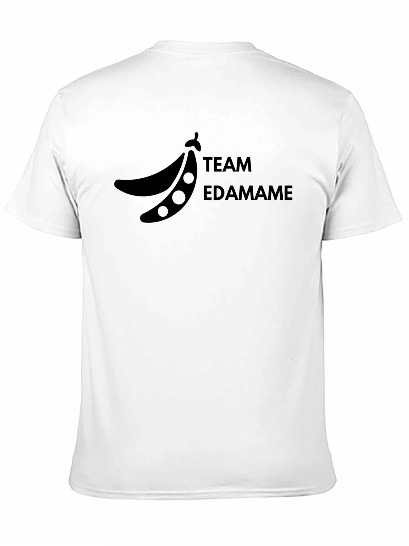 Team Edamame Graphic T-Shirt - Black Casual Wear
