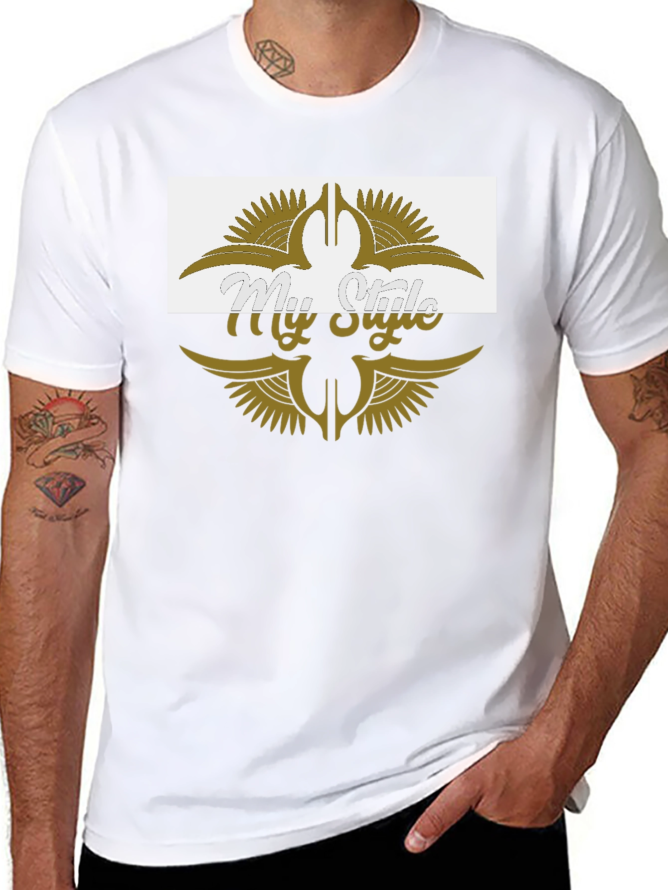 My Style Black Graphic T-Shirt