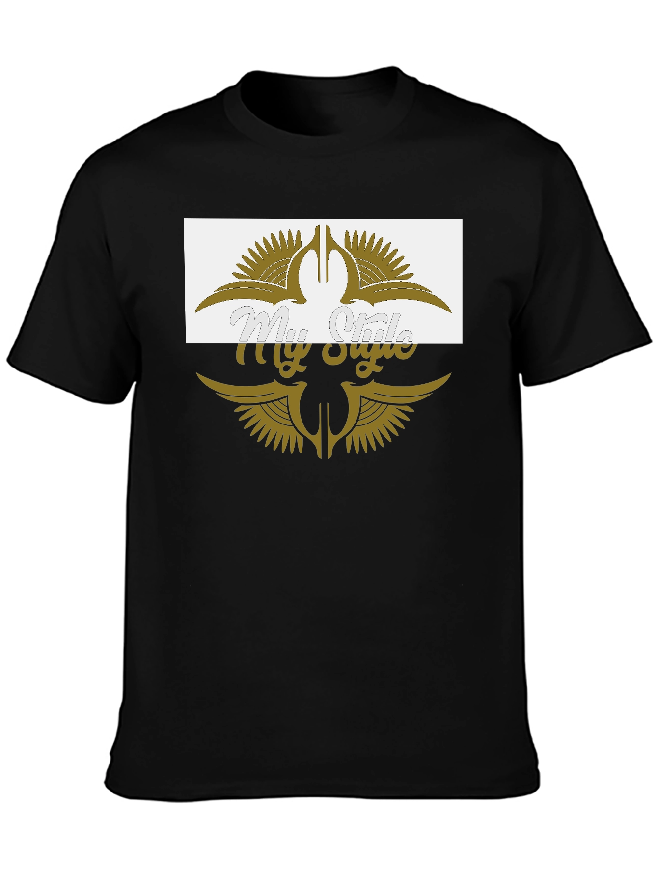 My Style Black Graphic T-Shirt