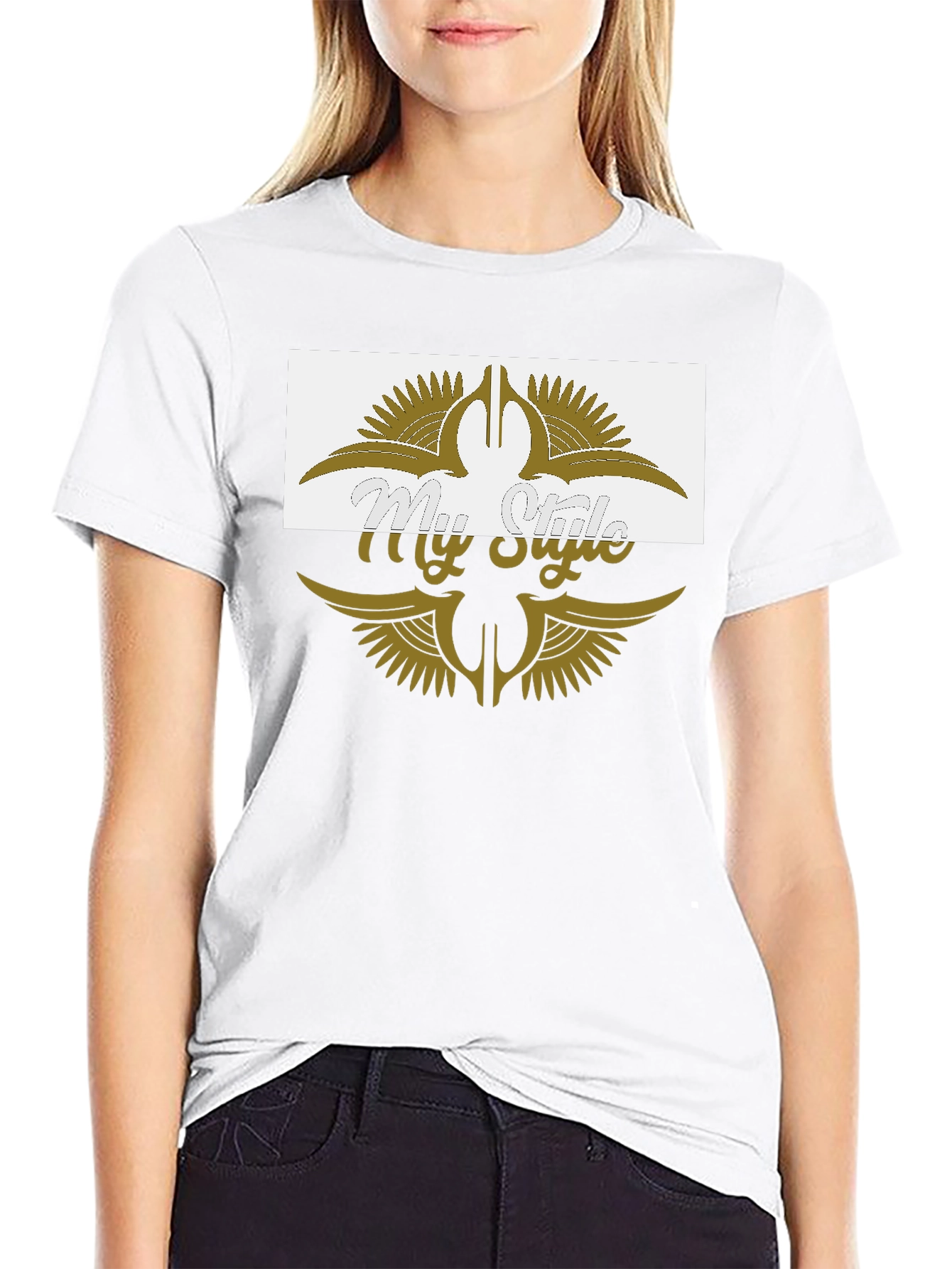 My Style Black Graphic T-Shirt