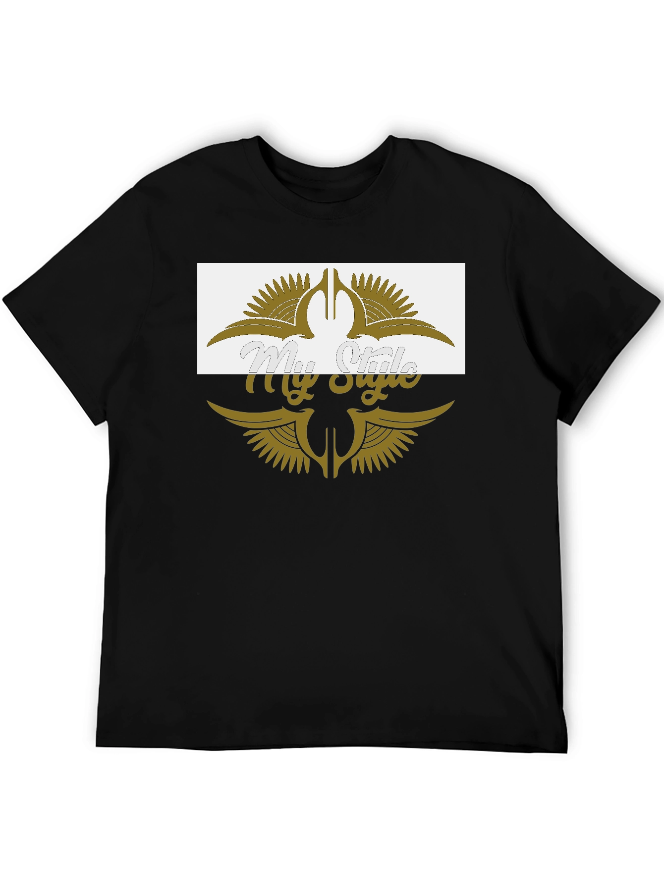 My Style Black Graphic T-Shirt