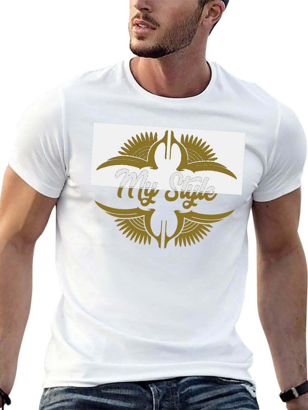 My Style Black Graphic T-Shirt