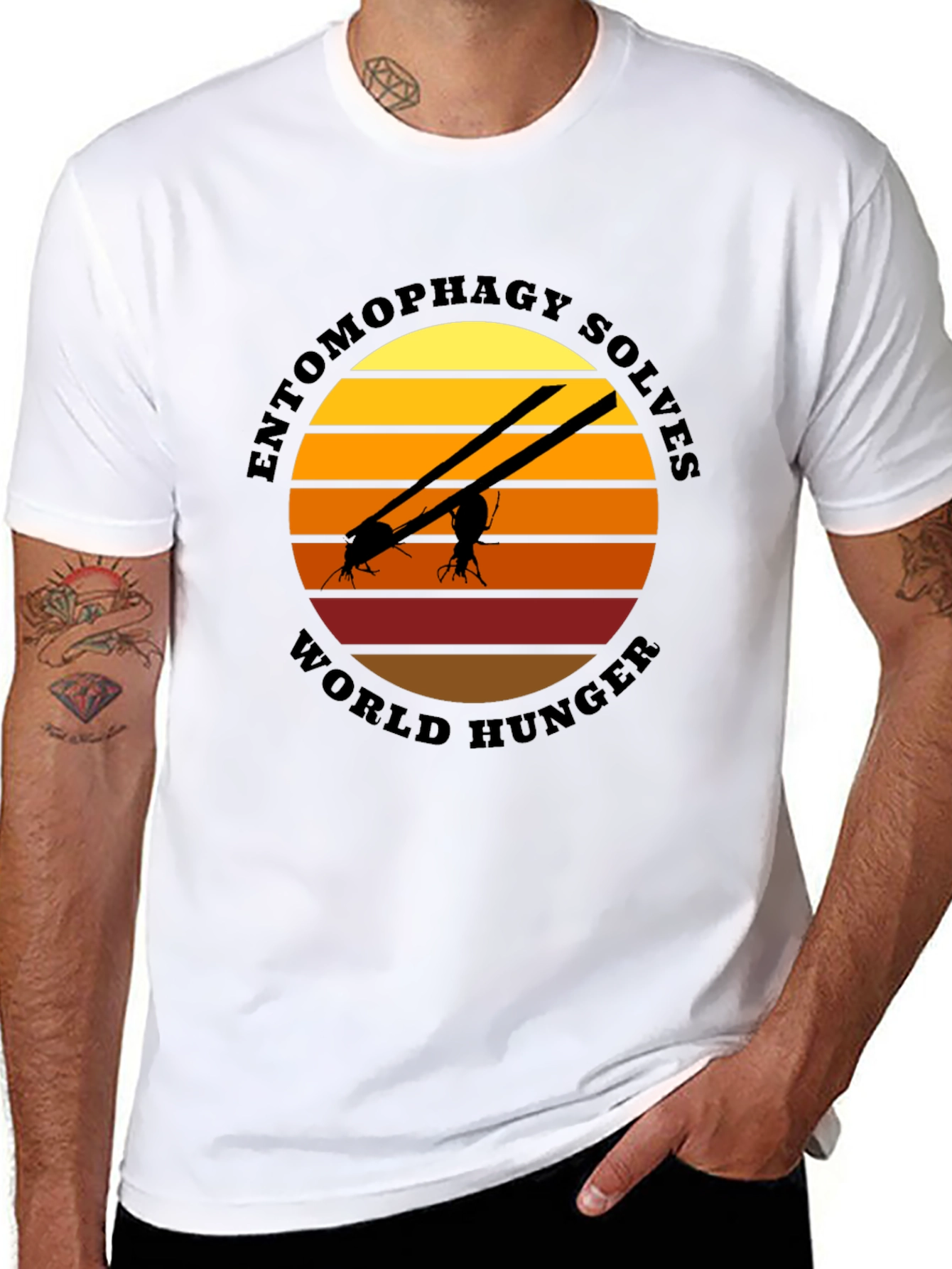 Entomophagy Solves World Hunger T-Shirt