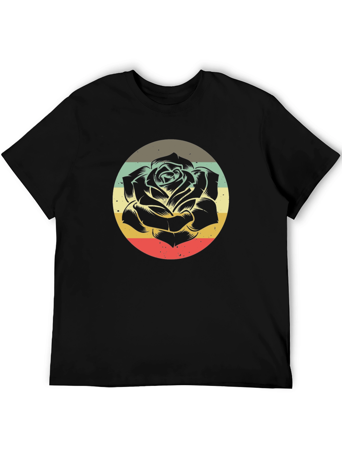 Retro Rose Graphic T-Shirt