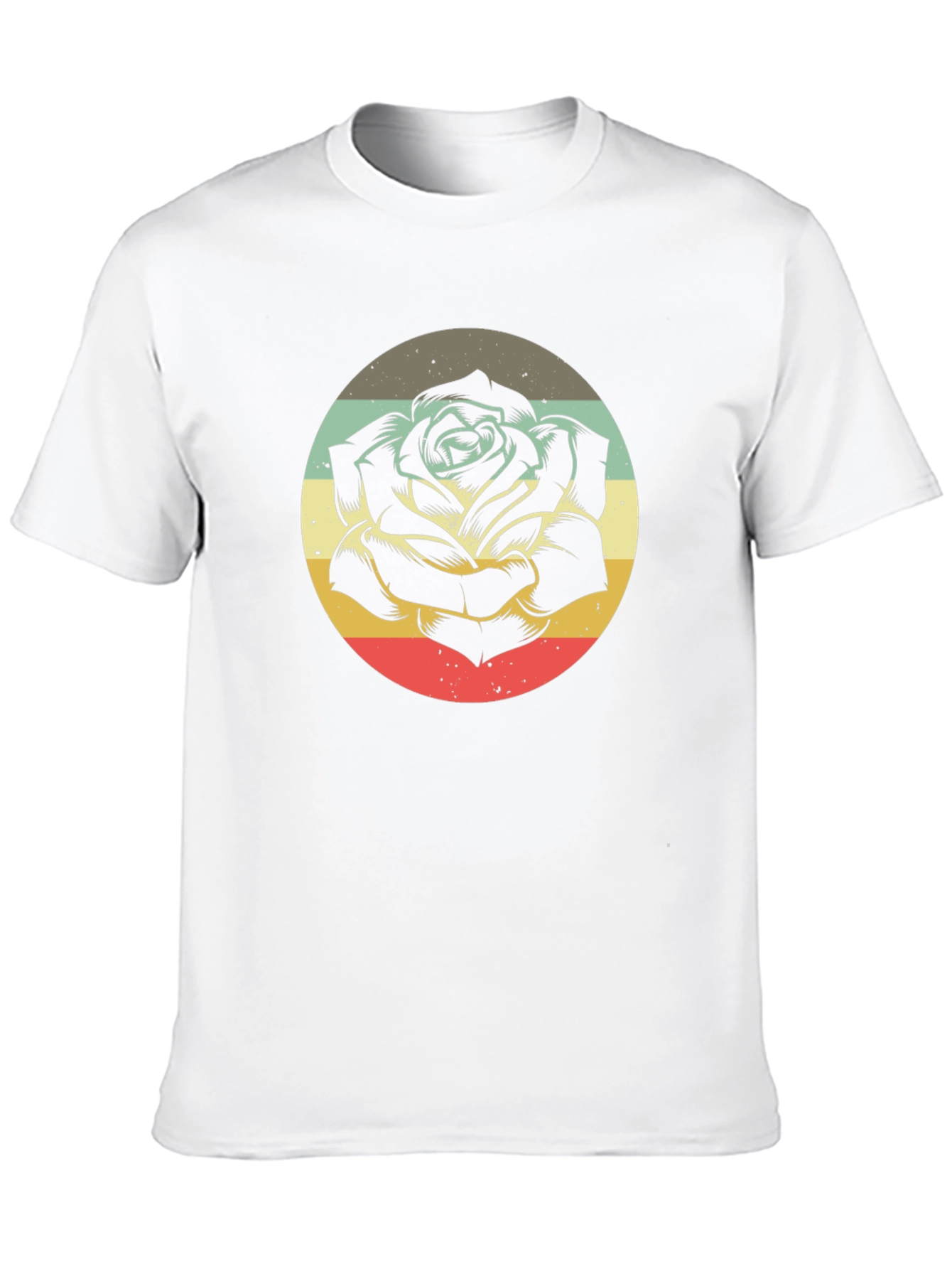 Retro Rose Graphic T-Shirt