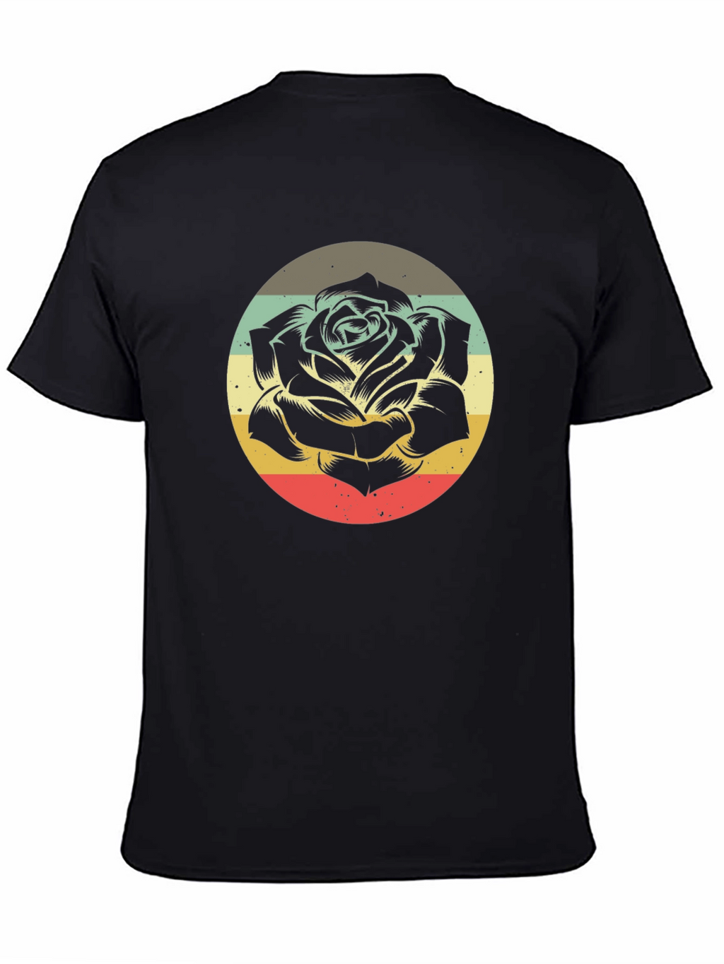 Retro Rose Graphic T-Shirt