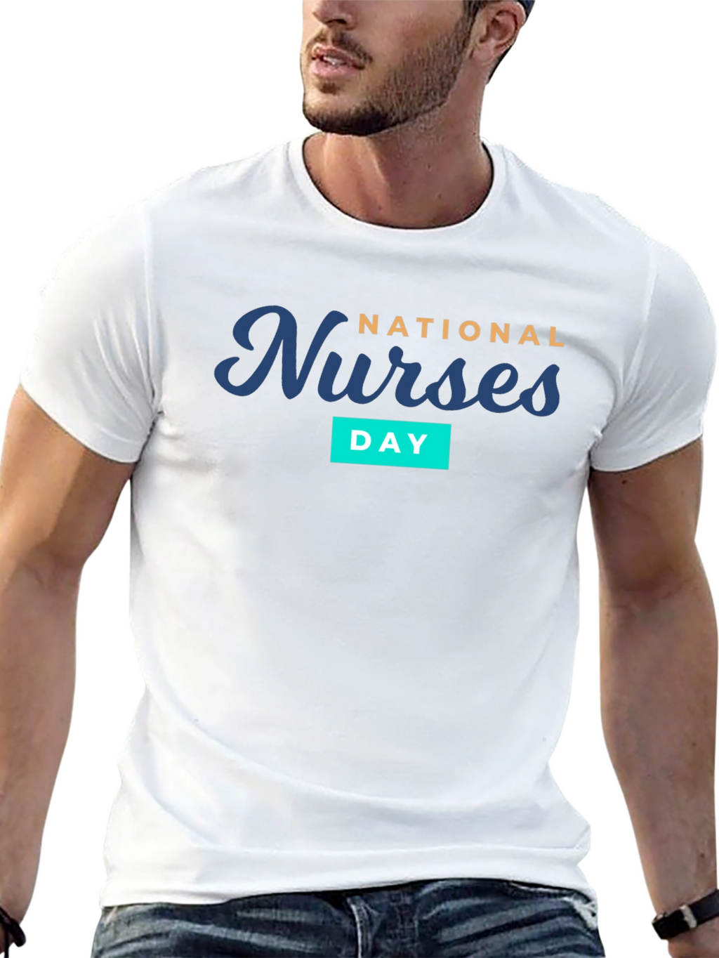 National Nurses Day Black T-Shirt