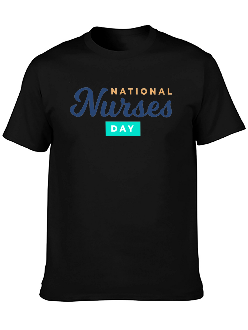 National Nurses Day Black T-Shirt