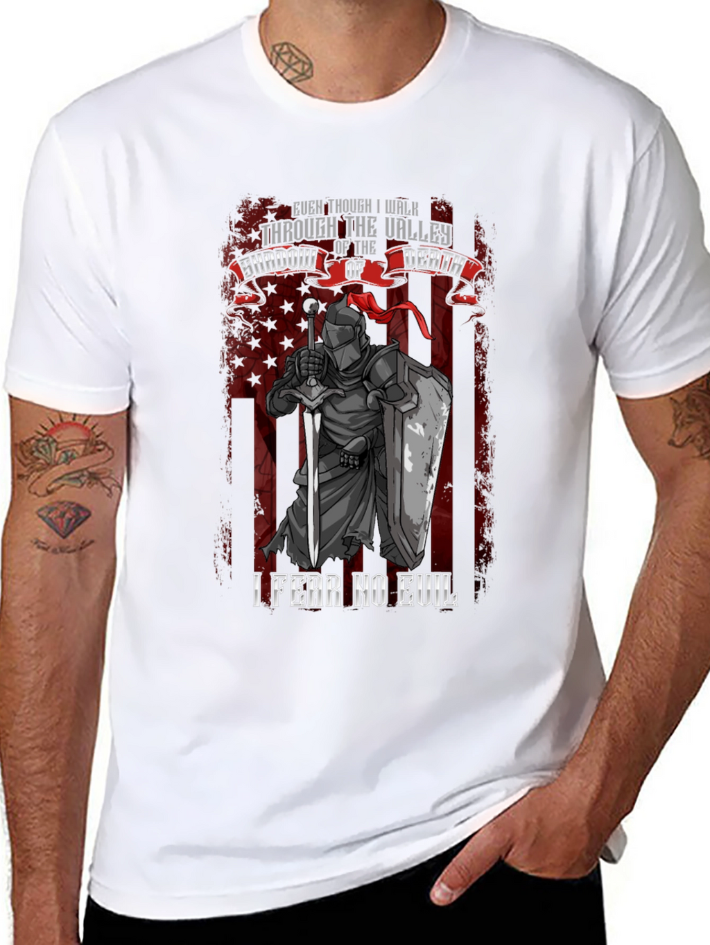 I Fear No Evil Knight T-Shirt
