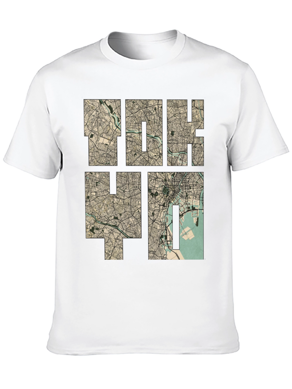 Tokyo Map Print Tee