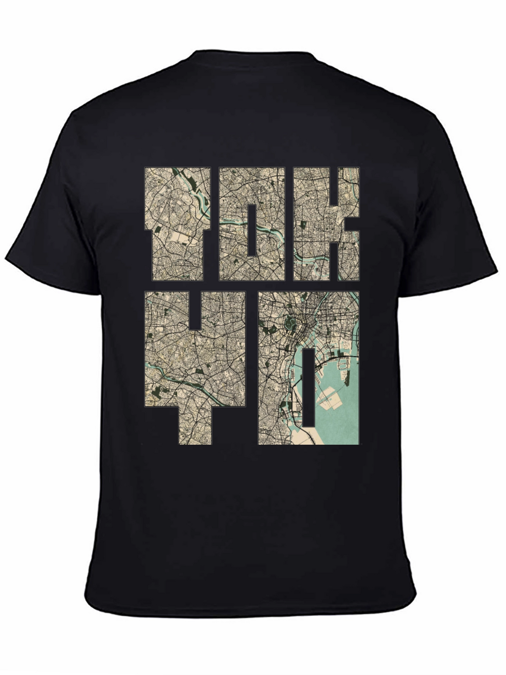 Tokyo Map Print Tee