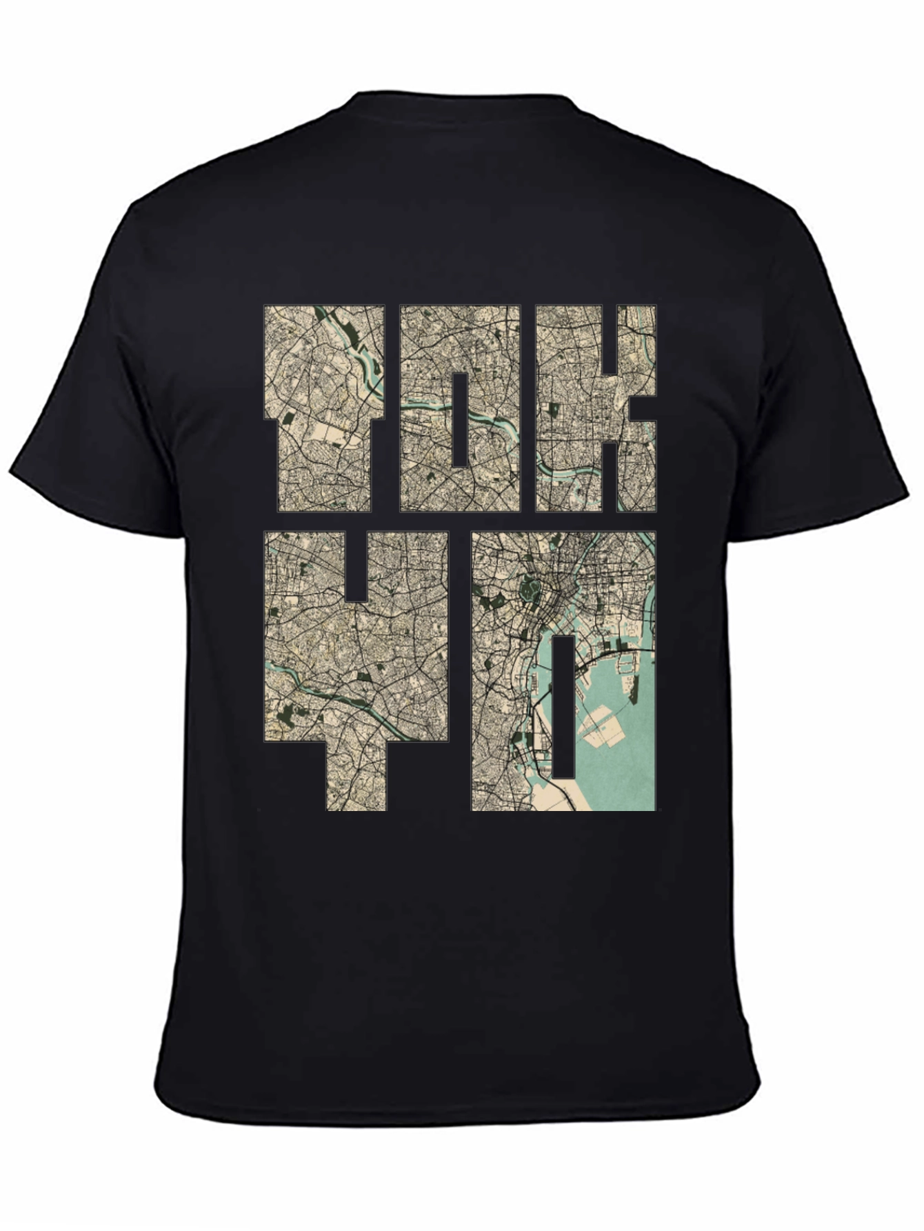 Tokyo Map Print Tee