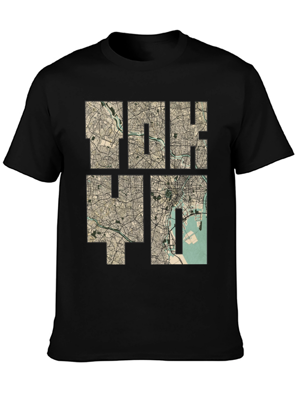 Tokyo Map Print Tee