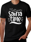 Sauna Time Graphic Tee - Soft Cotton Comfort