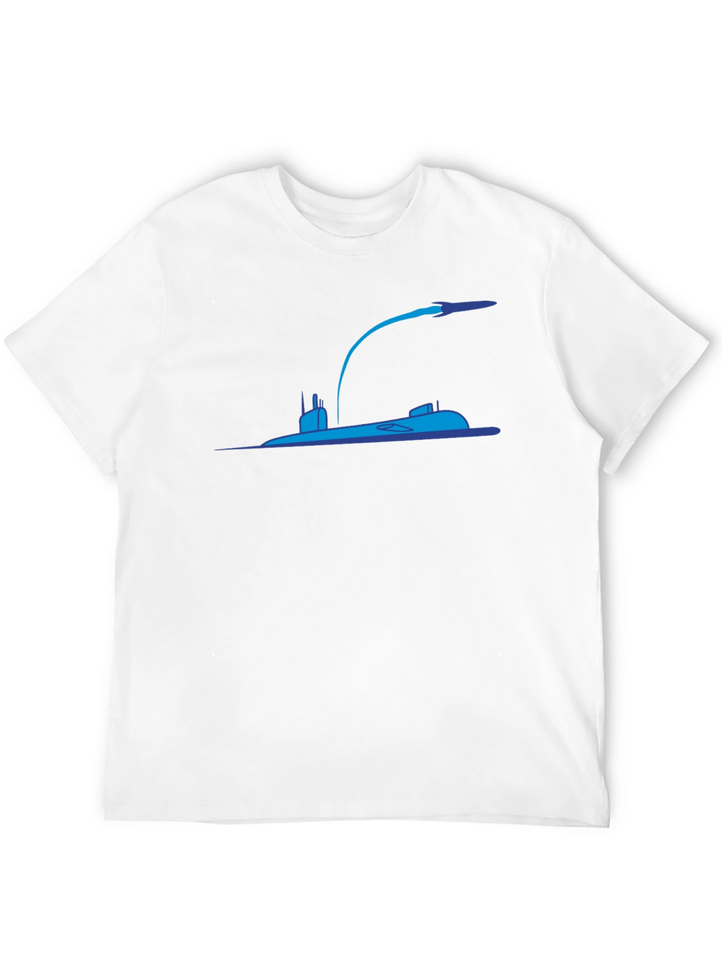 Submarine Rocket Black T-Shirt