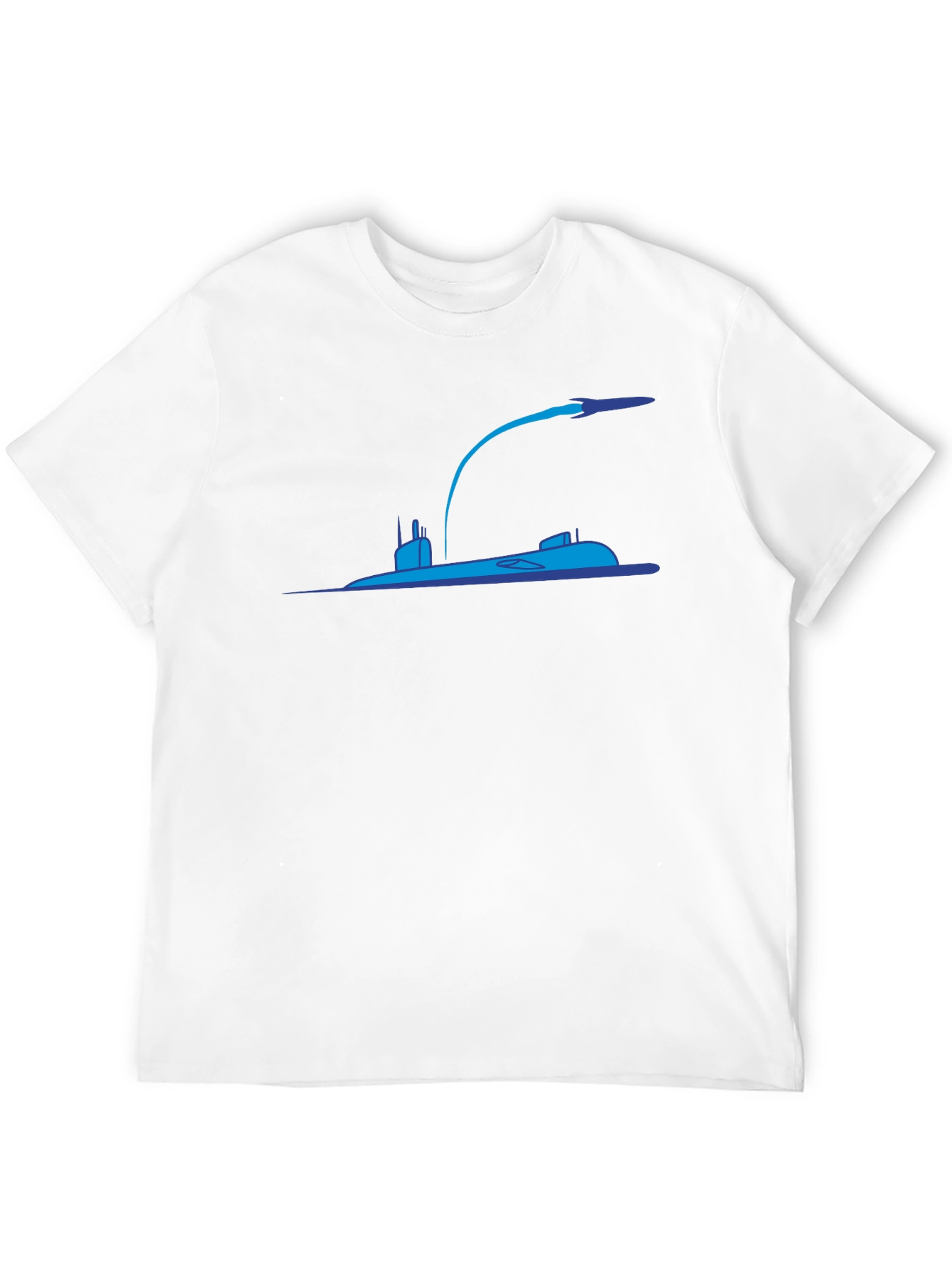 Submarine Rocket Black T-Shirt