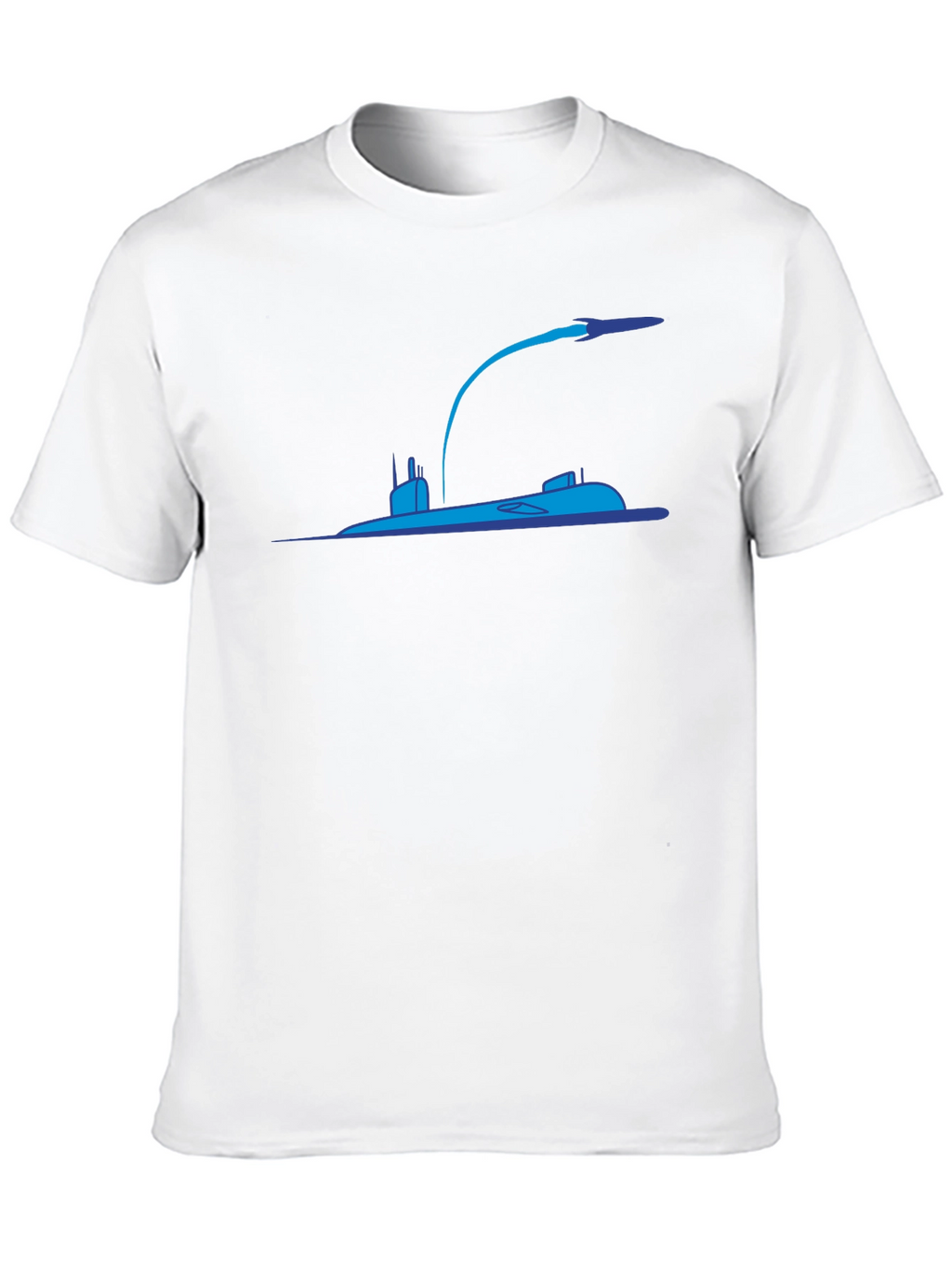 Submarine Rocket Black T-Shirt
