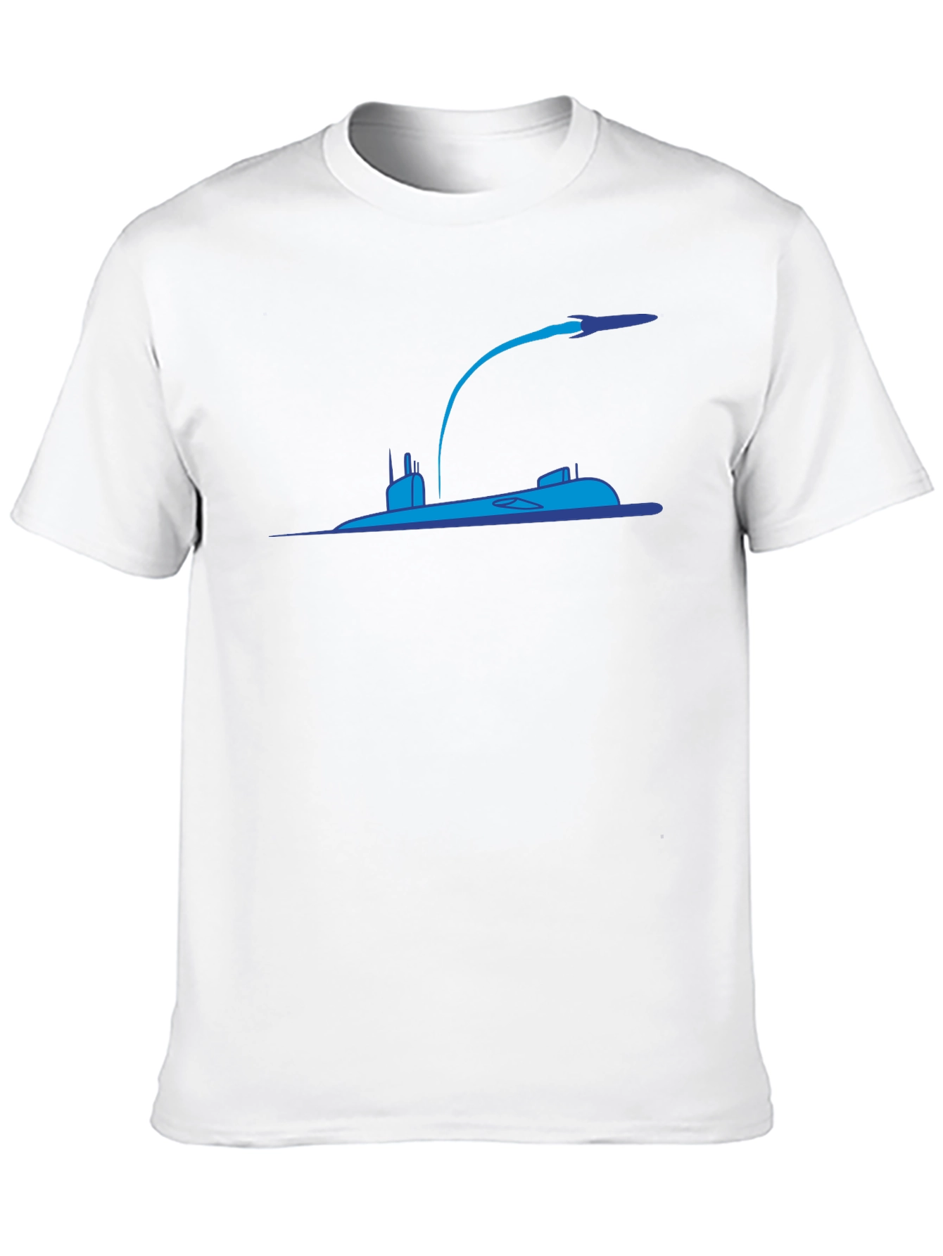 Submarine Rocket Black T-Shirt