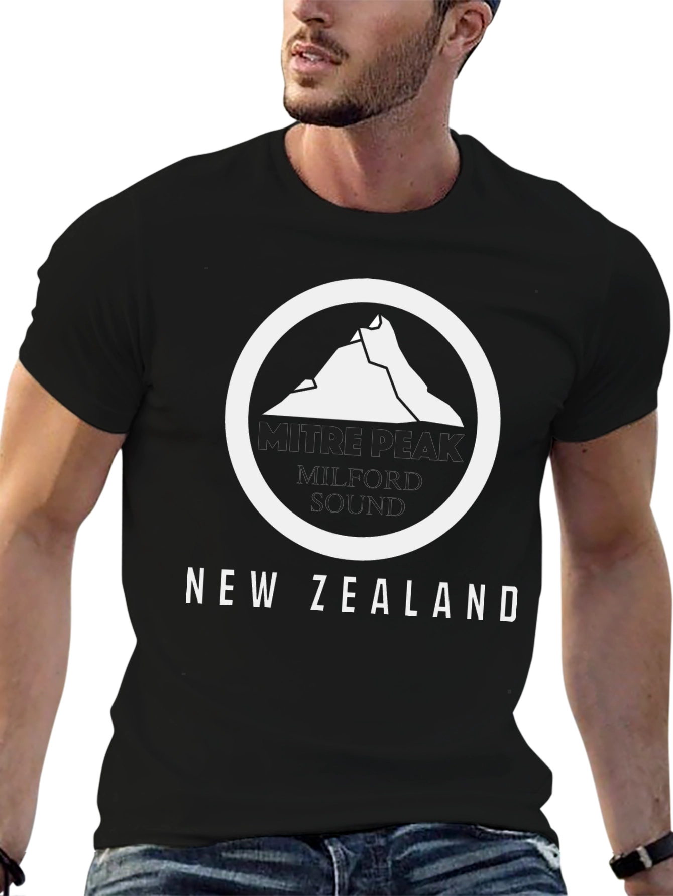 Mitre Peak New Zealand Graphic Tee