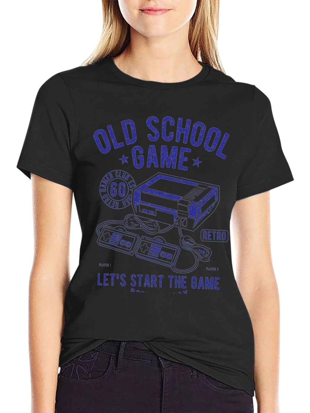 Old School Gamer T-Shirt - Retro Console Design