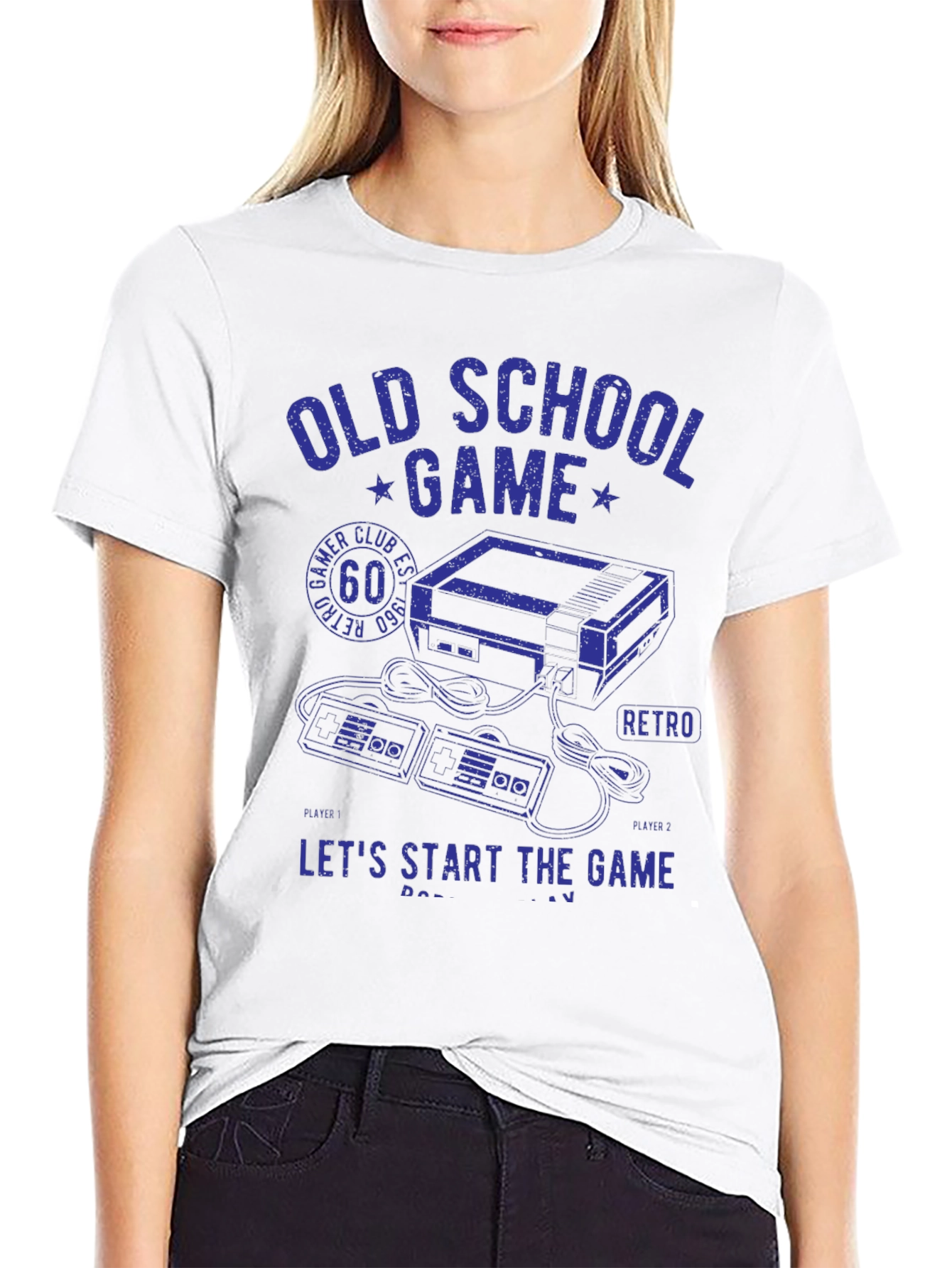 Old School Gamer T-Shirt - Retro Console Design