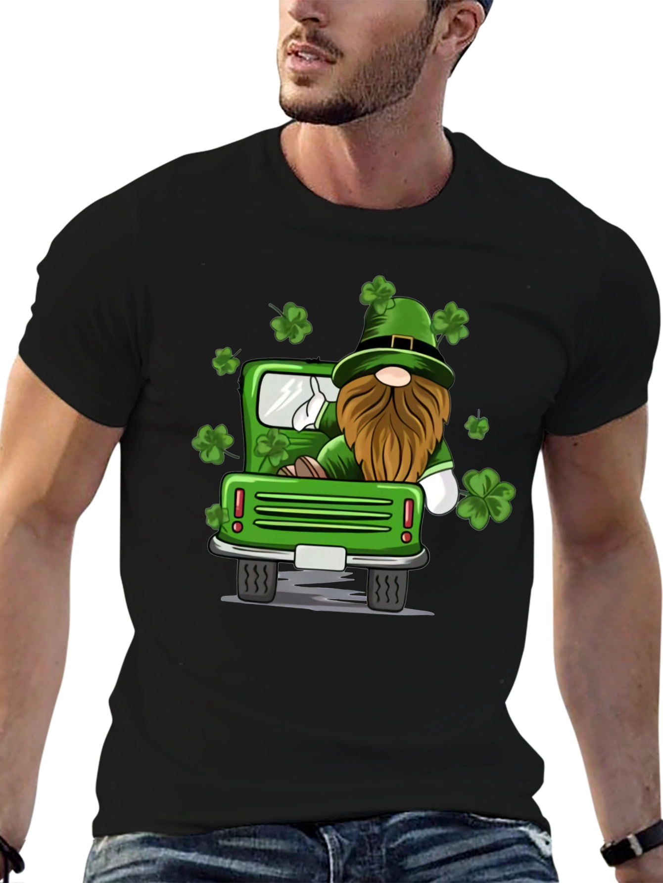 St. Patricks Day Gnome Truck T-Shirt
