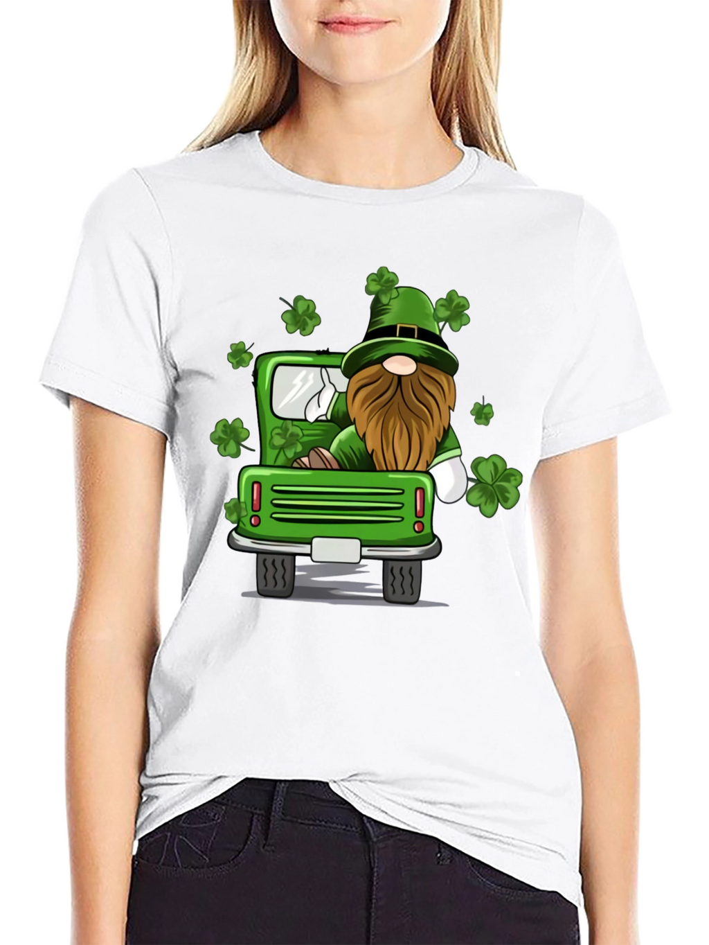 St. Patricks Day Gnome Truck T-Shirt