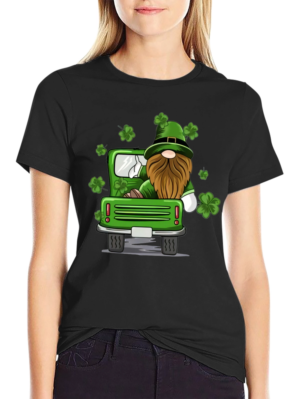 St. Patricks Day Gnome Truck T-Shirt